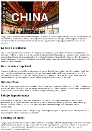 7 motivos para  visitar Hong Kong y sus excelentes promociones vacacionales