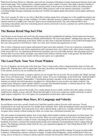 Brick-and-Mortar to Online: Regional SEO Consulting for Boston Retailers