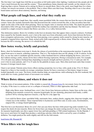 Laugh Lines and Botox: What Works and When Fillers Win