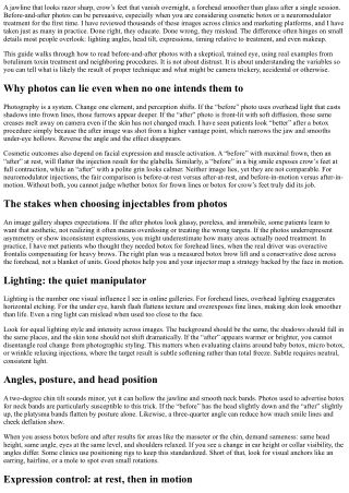 Interpreting Before-and-After Photos: Red Flags and Clues