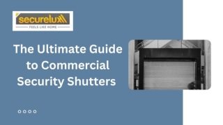 The Ultimate Guide to Commercial Security Shutters