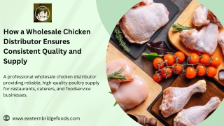 Fresh, Frozen, and Bulk Poultry Solutions from a Wholesale Chicken Distributor