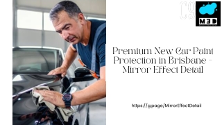 Premium New Car Paint Protection in Brisbane - Mirror Effect Detail