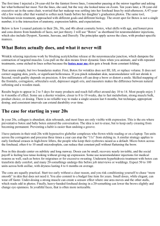 Starting Botox in Your 20s vs 30s vs 40s: Pros and Cons