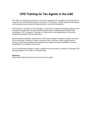 CPD_Training_for_Tax_Agents_UAE