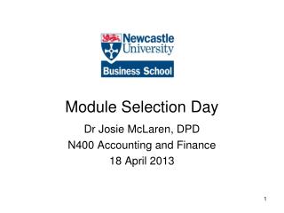 Module Selection Day