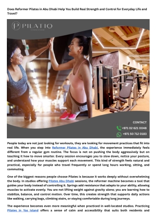 Pilatiq Fitness Studio