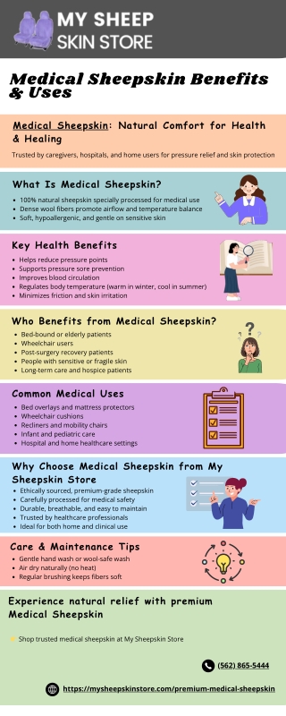 Medical Sheepskin Benefits & Uses