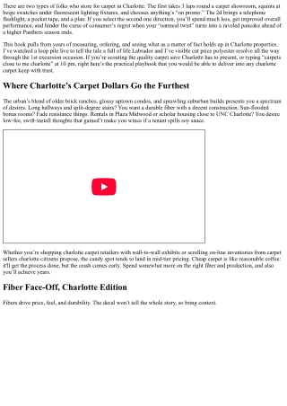 Carpet Shop Charlotte: Insider Tips for Budget-Friendly Upgrades