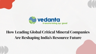 Best Natural Resources Companies in India Driving Growth