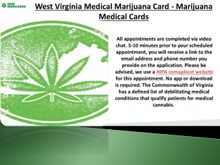 West Virginia Medical Marijuana Card - Marijuana Medical Cards
