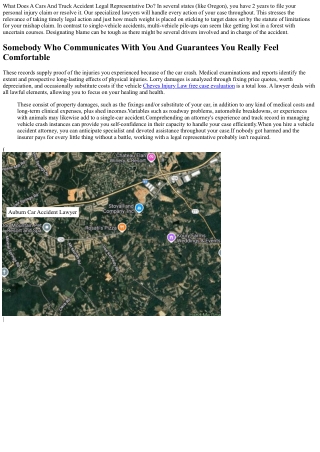 What Does An Automobile Crash Legal Representative Do? Complimentary Appointment