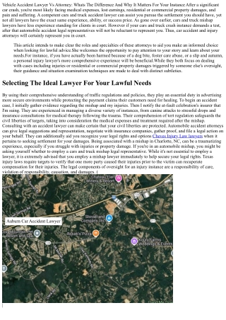 Automobile Crash Legal Representative Vs Accident Legal Representative Oscar A I