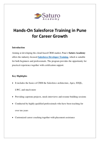 Automated Testing Course In Pune