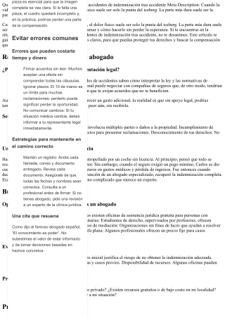 Qué hacer si la víctima no tiene un abogado de accidentes de indemnización tras