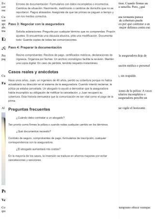 Evitar la pérdida de cobertura de seguro de salud al contratar abogado temprano