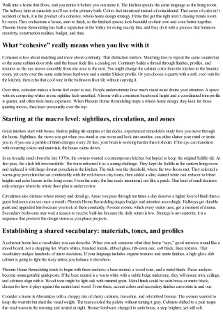 How Phoenix Home Remodeling Transforms Interiors with a Cohesive, Whole-Home Des