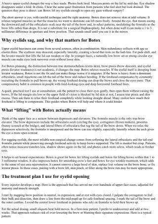 Awaken the Eyes: Botox for Sagging Eyelids