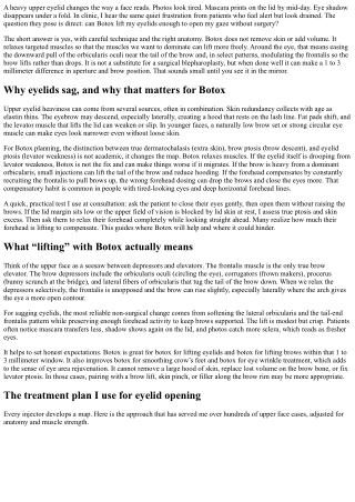 Awaken the Eyes: Botox for Sagging Eyelids