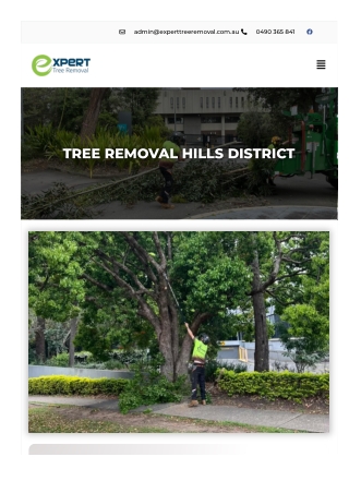 Tree Removal Hills District