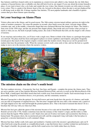 Remarkable San Antonio, Texas Attractions: Traditional Sights Tour