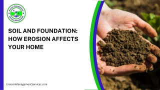 Soil Erosion Effects On Residential Home Foundations Systems