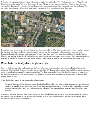 What Age Should You Start Botox? Dermatologists Weigh In