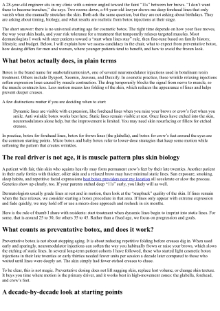 What Age Should You Start Botox? Dermatologists Weigh In