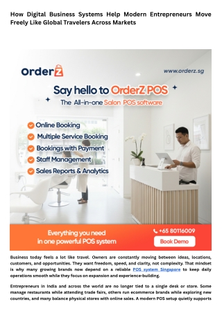 Ec Can I manage my business while traveling if ommerce website builder Singapore