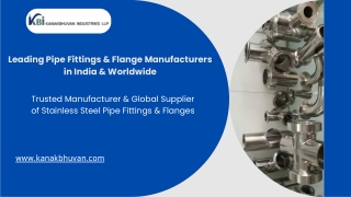 Leading Pipe Fittings & Flange Manufacturers in India & Worldwide