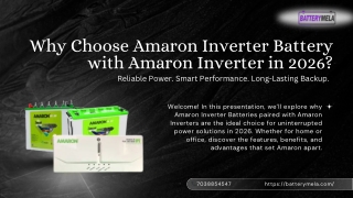 Amaron Inverter Battery & Amaron Inverter 2026 – Best Power Backup