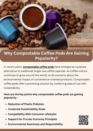 Why Compostable Coffee Pods Are Gaining Popularity?