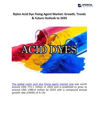 Nylon Acid Dye Fixing Agent Market Size (1)