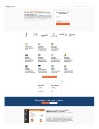 Digital Marketing Services in Lucknow – SEO, PPC & SMM