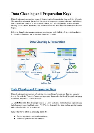 Data Cleaning and Preparation Keys_Credo Systemz