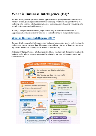 What is Business Intelligence_Credo Systemz