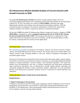 5G Infrastructure Market