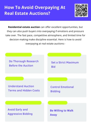 How To Avoid Overpaying At Real Estate Auctions?