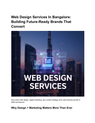 Web Design Services in Bangalore - Honeycomb Creative Support
