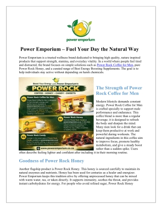 Best Energy Boosting Supplements Online | Power Emporium