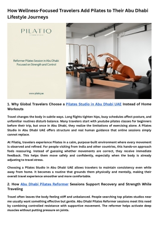 Pilates Classes for Ladies Near Me