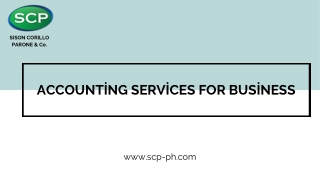 Accounting Services for Business | Reliable Financial Solutions