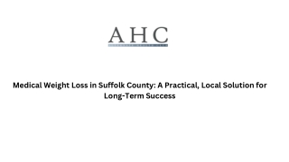 Medical Weight Loss in Suffolk County A Practical, Local Solution for Long-Term Success