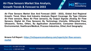 Air Flow Sensors Market Size Analysis, Growth Trends & Forecast to 2033