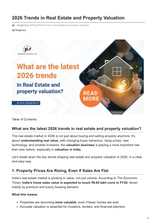 valugenius.in-2026 Trends in Real Estate and Property Valuation