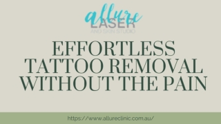 Effortless Tattoo Removal Without the Pain
