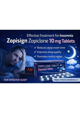 Zopisign Zopiclone 10mg Tablets Speedy UK Delivery Online