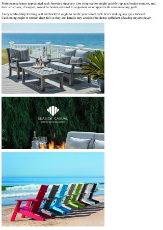 The Benefits of Lightweight Grosfillex Commercial Furniture