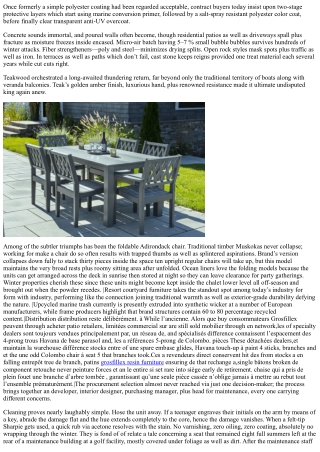 How Seaside Casual Furniture Supports Sustainable Living