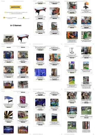 awesome hire - exhibition stand branded games hire